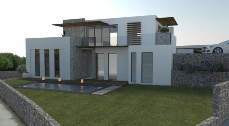 Kissamos Kreta, Kissamos: Halbfertiges Haus mit Blick auf Meer und Berge zu verkaufen Haus kaufen